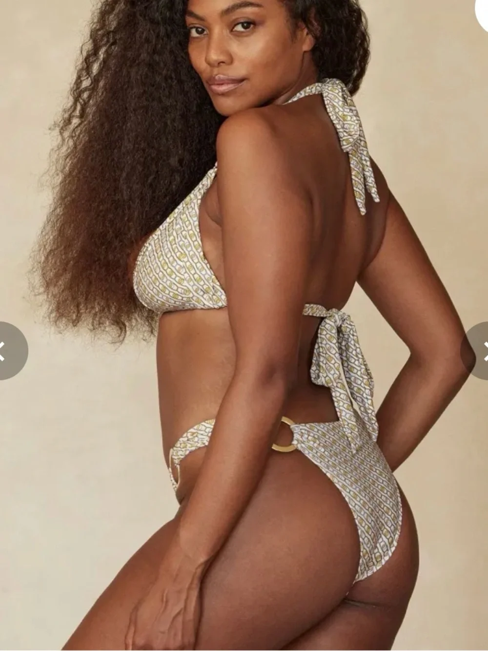 Monday Swimwear Morocco Bikini Top sun lynx geo 16 VVV XXL